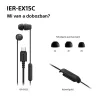 Sony IEREX15CB.CE7 USB Type-C vezetékes mikrofonos fekete fülhallgató