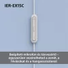 Sony IEREX15CL.CE7 USB Type-C vezetékes mikrofonos kék fülhallgató