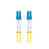 Lanberg FO-LULU-SD11-0100-YE Singlemode-Duplex-Glasfaser-Patchkabel mit 2xLC/UPC-Stecker, 10 m