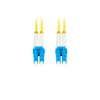 Lanberg FO-LULU-SD11-0100-YE Singlemode-Duplex-Glasfaser-Patchkabel mit 2xLC/UPC-Stecker, 10 m