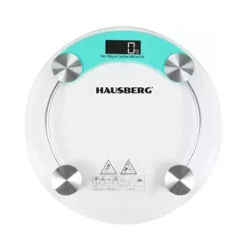 Hausberg HB-6000BL Badezimmerwaage aus blauem Glas