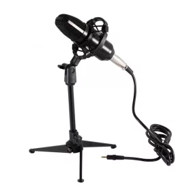 Štúdiový mikrofón SAL M 12 XLR-3,5 mm a statív