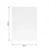 IRIS 90 x 130 cm, 0,8 mm dick, transparente Stuhlschutzmatte mit abgerundeten Ecken, im Karton