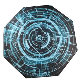   IRIS GAMER ELECTRIC 118x118cm, 3mm dick, quadratische Bodenschutzmatte für Stühle