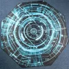 IRIS GAMER ELECTRIC 118x118cm, 3mm dick, quadratische Bodenschutzmatte für Stühle