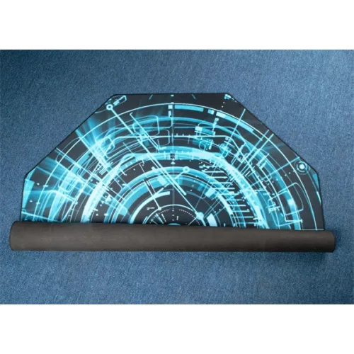 IRIS GAMER ELECTRIC  118x118cm, 3mm vastag, szögletes padlóvédő székalátét