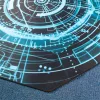 IRIS GAMER ELECTRIC 118x118cm, 3mm dick, quadratische Bodenschutzmatte für Stühle
