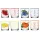 Pahar de sticlă cu model IRIS 345ml, model cu afine, lămâie sau portocale 131700-000