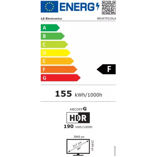 LG 86" 86UA751C0LA 4K UHD AI Smart TV