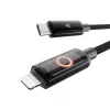 Kábel LED s rýchlym nabíjaním AVAX CB651 PULSEY 1m 27W USB-C - sieťový zdroj