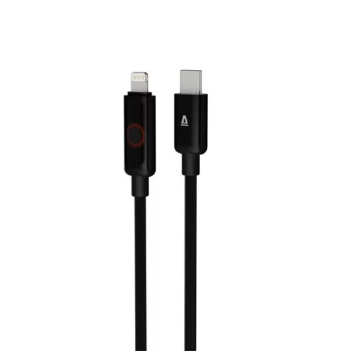 Kábel LED s rýchlym nabíjaním AVAX CB651 PULSEY 1m 27W USB-C - sieťový zdroj