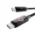 AVAX CB653 PULSEY 0,5m 60W USB-C sivý opletený rýchlonabíjací LED kábel
