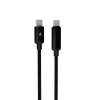AVAX CB653 PULSEY 0,5m 60W USB-C sivý opletený rýchlonabíjací LED kábel
