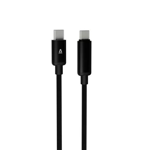 AVAX CB653 PULSEY 0,5m 60W USB-C sivý opletený rýchlonabíjací LED kábel