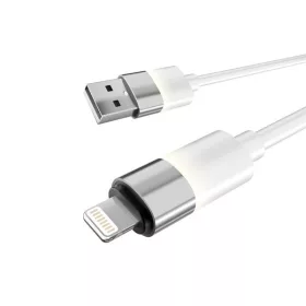   Kábel pre kábel AVAX CB310 GLOWY 1m USB-A - Lightning biely