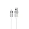 Kábel pre osvetlenie AVAX CB311 GLOWY 2m USB-A - Lightning biely
