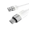 Kábel pre rýchle osvetlenie AVAX CB313 GLOWY 2m 18W USB-A - USB-C biely