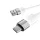 Kábel pre rýchle osvetlenie AVAX CB313 GLOWY 2m 18W USB-A - USB-C biely