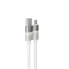 Kábel pre rýchle osvetlenie AVAX CB313 GLOWY 2m 18W USB-A - USB-C biely