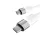 AVAX CB317 GLOWY 2m 60W USB-C biely rýchlonabíjací kábel