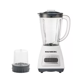   Hausberg HB-7770AB 500W biely 4-rýchlostný mixér s plastovou nádobou, medeným motorom
