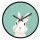 TOO CL-3174-R Rabbit falióra 23cm