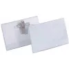 50 horizontale, transparente Namensschilder aus Karton (P+P)