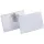 50 horizontale, transparente Namensschilder aus Karton (P+P)