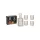 Set de 4 pahare de whisky WoMa 285 ml și carafă de 900 ml în cutie cadou