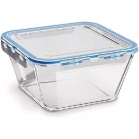   Recipient din sticlă Curver de 2,4 litri cu capac din plastic cu încuietoare