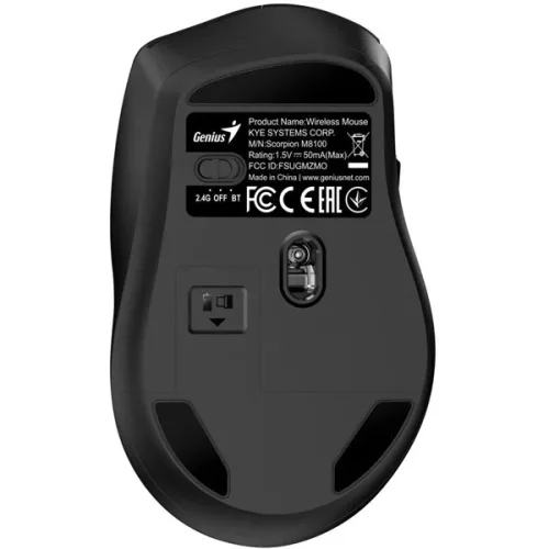 Genius Scorpion M8100 vezeték nélküli fekete egér