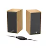Genius SP-HF180 USB fenyőfa hangszóró