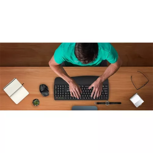 Genius KB-7123 HUN vezeték nélküli fekete billentyűzet