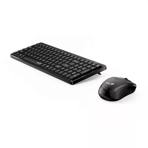 Genius LuxeMate Q8100 HUN kabellose schwarze Tastatur und Maus