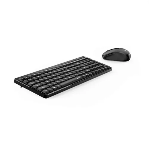 Genius LuxeMate Q8100 HUN kabellose schwarze Tastatur und Maus