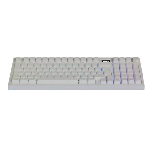 AVAX GM03 PRO 98% HUN tri-mode fehér mechanikus (Gateron yellow switch) billentyűzet