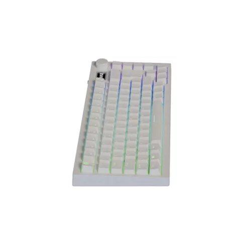 AVAX GM02 PRO 75% HUN tri-mode fehér mechanikus (Gateron yellow switch) billentyűzet