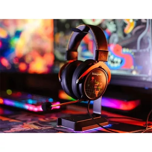 A4-Tech Bloody M595 Renegade Midnight USB fekete-sárga gamer headset