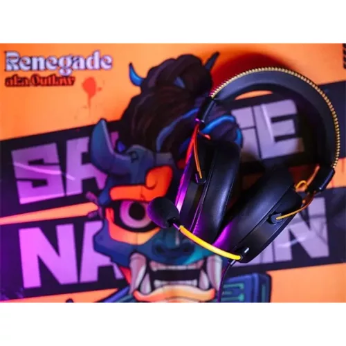 A4-Tech Bloody M595 Renegade Midnight USB fekete-sárga gamer headset