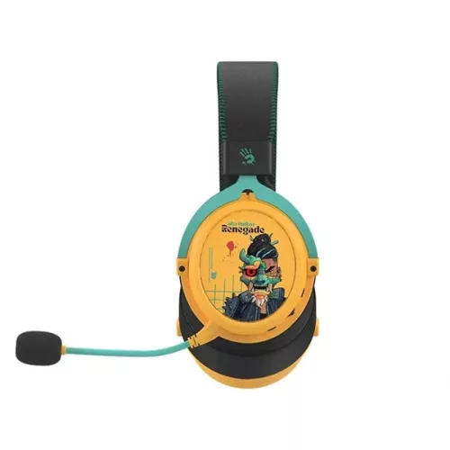 A4-Tech Bloody MR595 Renegade Sunset vezeték nélküli fekete-sárga gamer headset