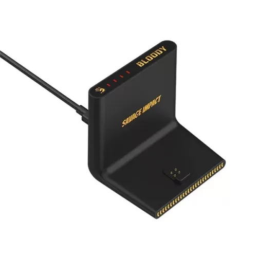A4-Tech Bloody R72 Ultra Duo Renegade Midnight vezeték nélküli fekete gamer egér