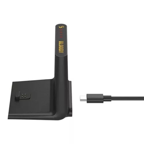 A4-Tech Bloody R72 Ultra Duo Renegade Midnight vezeték nélküli fekete gamer egér