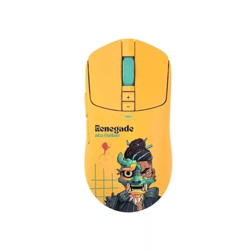 A4-Tech Bloody R72 Ultra Duo Renegade Sunset vezeték nélküli sárga gamer egér