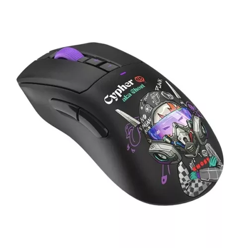 A4-Tech Bloody R73 Ultra Duo Cypher Ghost vezeték nélküli fekete gamer egér