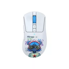   A4-Tech Bloody R73 Ultra Duo Nyx Mirage vezeték nélküli fehér gamer egér