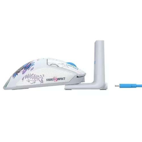 A4-Tech Bloody R73 Ultra Duo Nyx Mirage vezeték nélküli fehér gamer egér