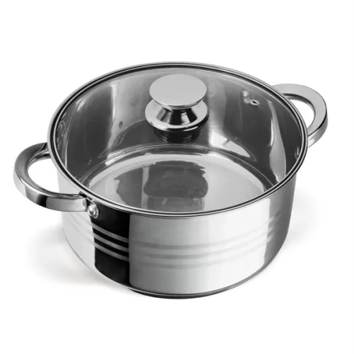 Set de vase de gătit premium TOO LP-7170 din oțel inoxidabil, 6 piese, oală/oală+capace de 7,2 litri + 10 litri + 13,3 litri