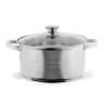 Set de vase de gătit premium TOO LP-7170 din oțel inoxidabil, 6 piese, oală/oală+capace de 7,2 litri + 10 litri + 13,3 litri