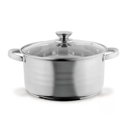 Set de vase de gătit premium TOO LP-7170 din oțel inoxidabil, 6 piese, oală/oală+capace de 7,2 litri + 10 litri + 13,3 litri