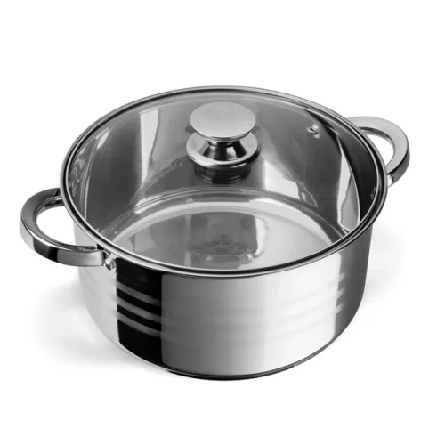Set de vase de gătit premium TOO LP-7170 din oțel inoxidabil, 6 piese, oală/oală+capace de 7,2 litri + 10 litri + 13,3 litri